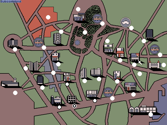 Misty (FM Towns) screenshot: The map is the same for most cases