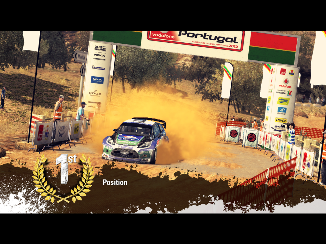 WRC 3: FIA World Rally Championship (Windows) screenshot: Podium finish