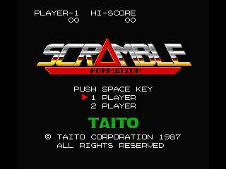 Tokio (MSX) screenshot: Title screen