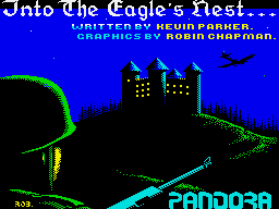 Into the Eagle's Nest (ZX Spectrum) screenshot: Loading screen