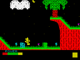Sir Fred (ZX Spectrum) screenshot: The screen to the left