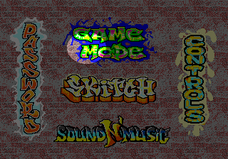 Skitchin' (Genesis) screenshot: Main menu