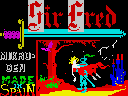 Sir Fred (ZX Spectrum) screenshot: Loading screen
