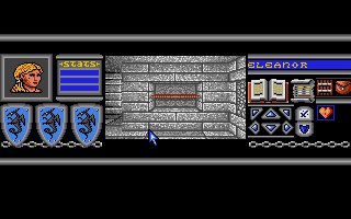 Bloodwych (Atari ST) screenshot: In the dungeon