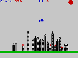 Ground Force Zero (ZX Spectrum) screenshot: A few passes gone