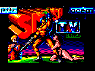 Smash T.V. (Amstrad CPC) screenshot: Title
