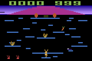 Springer (Atari 2600) screenshot: Starting location