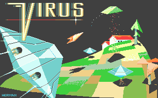 Virus (Atari ST) screenshot: Loading screen