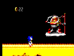 Sonic Blast (SEGA Master System) screenshot: Robotnik returns