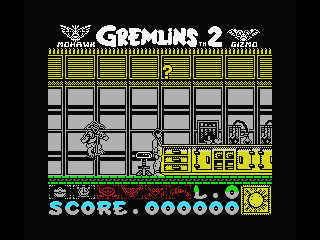 Gremlins 2: The New Batch (MSX) screenshot: The lab