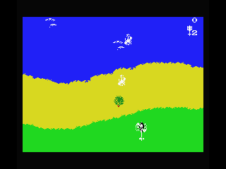 Gyrodine (MSX) screenshot: Fighting helicopters
