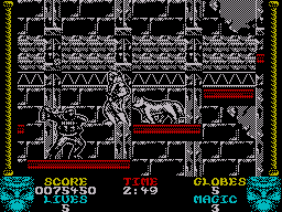 Shadow Dancer (ZX Spectrum) screenshot: These enemies throw bombs at you