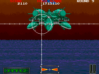 Battle Shark (Arcade) screenshot: Repeats Boss in Round 9