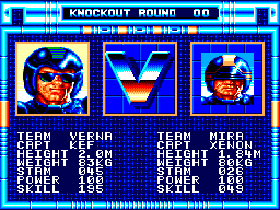 Speedball (SEGA Master System) screenshot: Knockout round