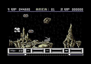 Katakis (Commodore 64) screenshot: Dead