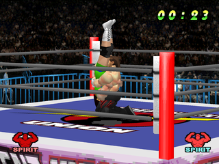 WCW vs. the World (PlayStation) screenshot: Pile driver