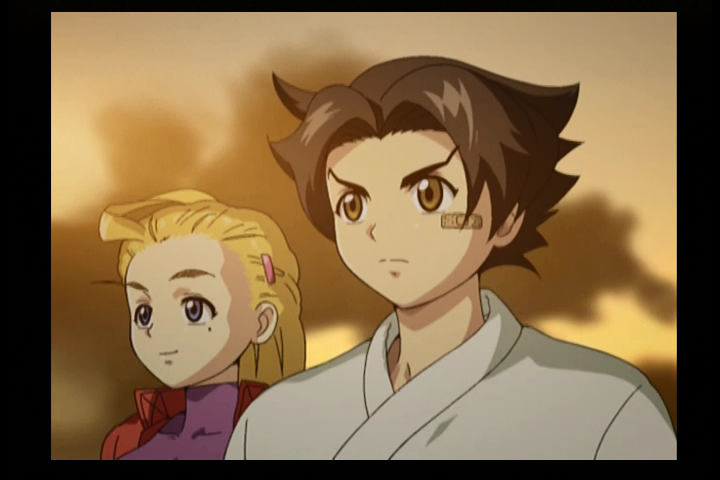 Shijō Saikyō no Deshi Kenichi: Gekitō! Ragnarok Hachikengō (PlayStation 2) screenshot: Kenichi and Miu in the opening animation.