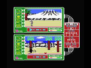 Spy vs. Spy: The Island Caper (MSX) screenshot: Let's walk around