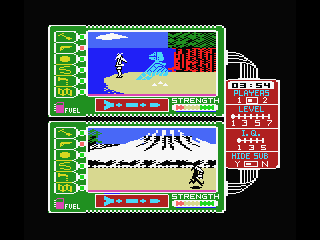 Spy vs. Spy: The Island Caper (MSX) screenshot: Yep, it's an island