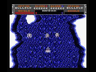Laydock 2: Last Attack (MSX) screenshot: Enemy space ships