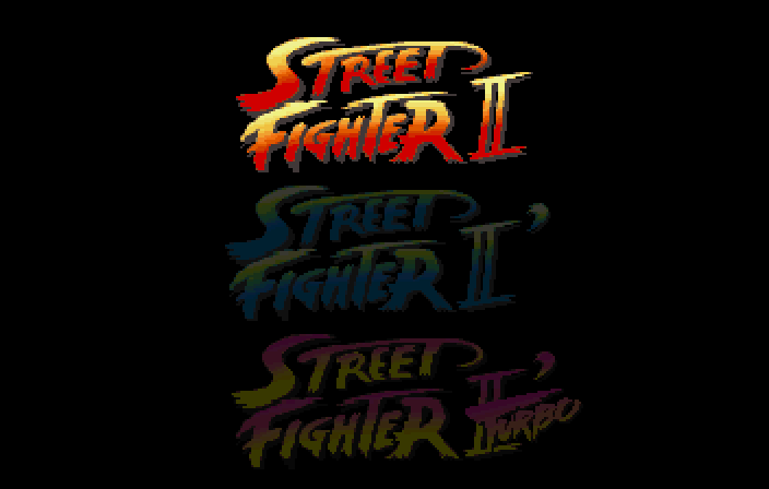 Street Fighter Collection 2 (SEGA Saturn) screenshot: Title select 2.