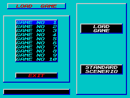Star Control (ZX Spectrum) screenshot: Loading the main missions