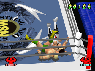 WCW vs. the World (PlayStation) screenshot: Ric Flair vs. Eddy Guerrero