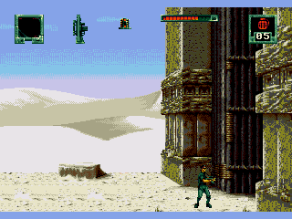 Stargate (Genesis) screenshot: At the Nagada gates