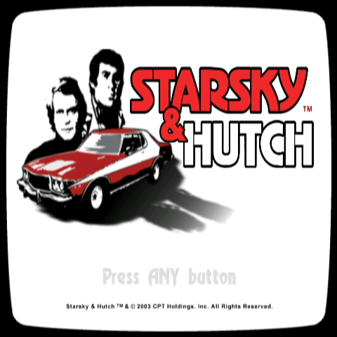 Starsky & Hutch (GameCube) screenshot: Title Screen