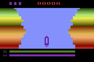 River Patrol (Atari 2600) screenshot: Starting location