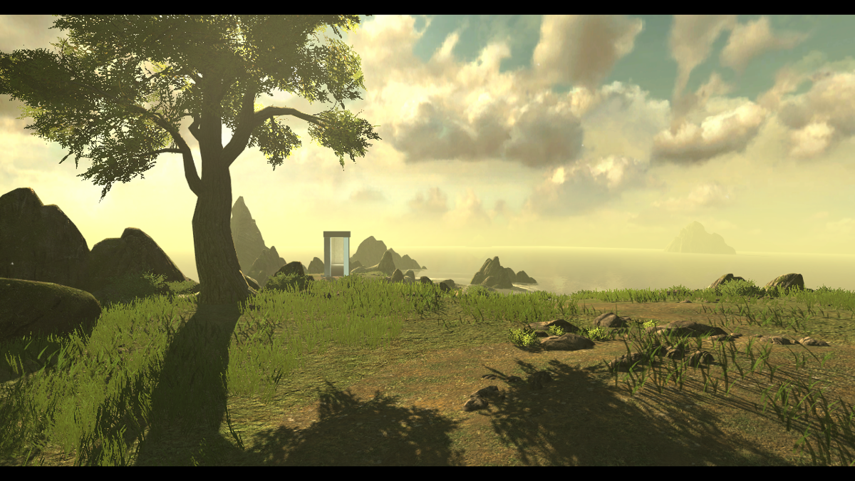 Assassin's Creed: Revelations - The Lost Archive (Windows) screenshot: Clay on an island inside the machine