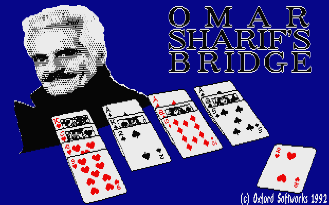 Omar Sharif on Bridge (Atari ST) screenshot: Title screen