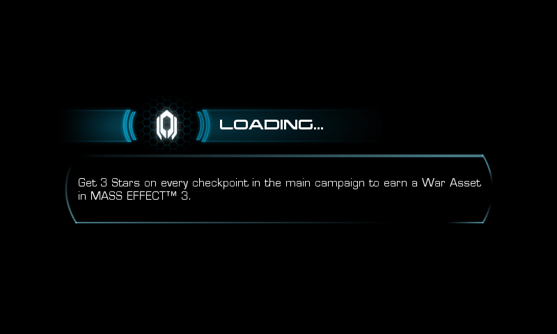 Mass Effect: Infiltrator (Android) screenshot: Loading screen