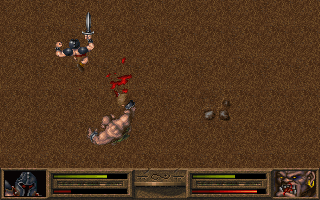 Dark Legions (DOS) screenshot: Combat