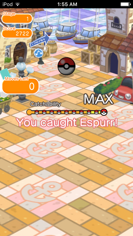 Screenshot of Pokémon Shuffle (iPhone, 2015) - MobyGames