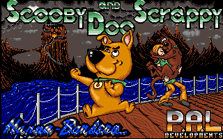Scooby-Doo and Scrappy-Doo (Amiga) screenshot: Loading screen