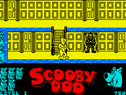 Screenshot of Scooby-Doo (ZX Spectrum, 1986) - MobyGames