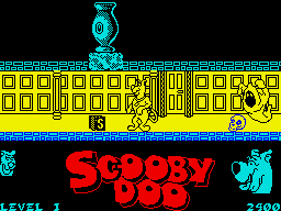 Scooby-Doo (ZX Spectrum) screenshot: That S gives an extra life