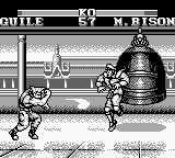 Street Fighter II (Game Boy) screenshot: Guile's Sonic Boom: other classic move.