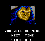 Strider 2 (Game Gear) screenshot: If you say so