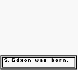 Legend of the River King GB (Game Boy) screenshot: Fish raising mode, a fish is born.