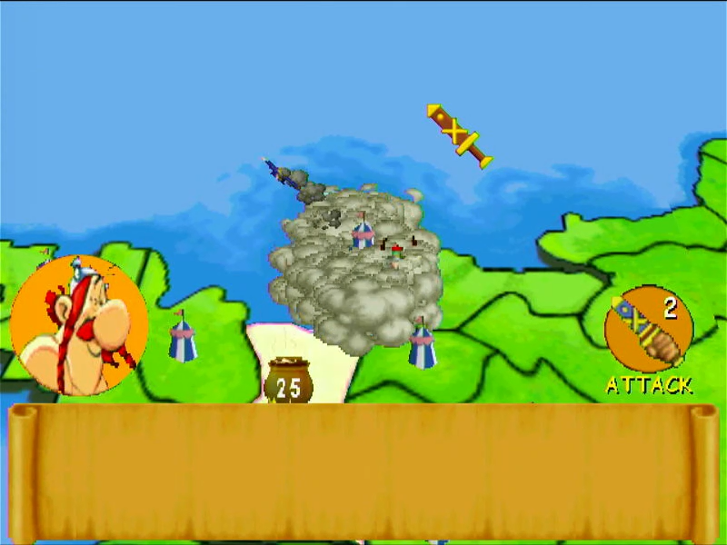 Astérix: The Gallic War (Windows) screenshot: Battle going