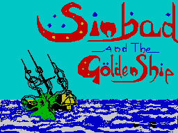 Sinbad & the Golden Ship (ZX Spectrum) screenshot: Loading screen