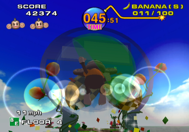 Super Monkey Ball (GameCube) screenshot: Celebration