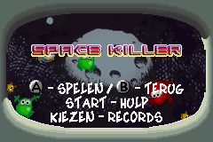 Kid Paddle (Game Boy Advance) screenshot: "Space Killer"