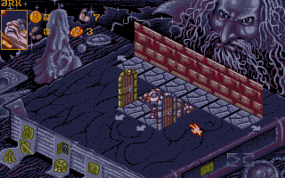HeroQuest: Return of the Witch Lord (Atari ST) screenshot: Which way now?