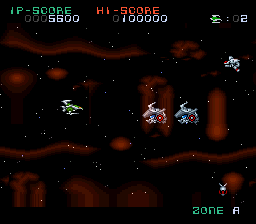 Super Nova (SNES) screenshot: Smashing the baddies