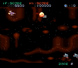 Super Nova (SNES) screenshot: Enemy destroyed