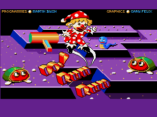 Do! Run Run (Amiga) screenshot: The loading screen.