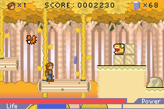 GBADEV.ORG 2004Mbit Competition (Game Boy Advance) screenshot: GunKid
